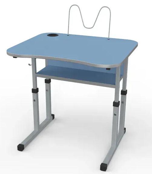 Стіл учнівський одномісний №4-7 без полиці /700х500 МФ Вересень